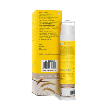 Mama Earth ME Rice Water Dewy Sunscreen | Mamaearth at Broadway