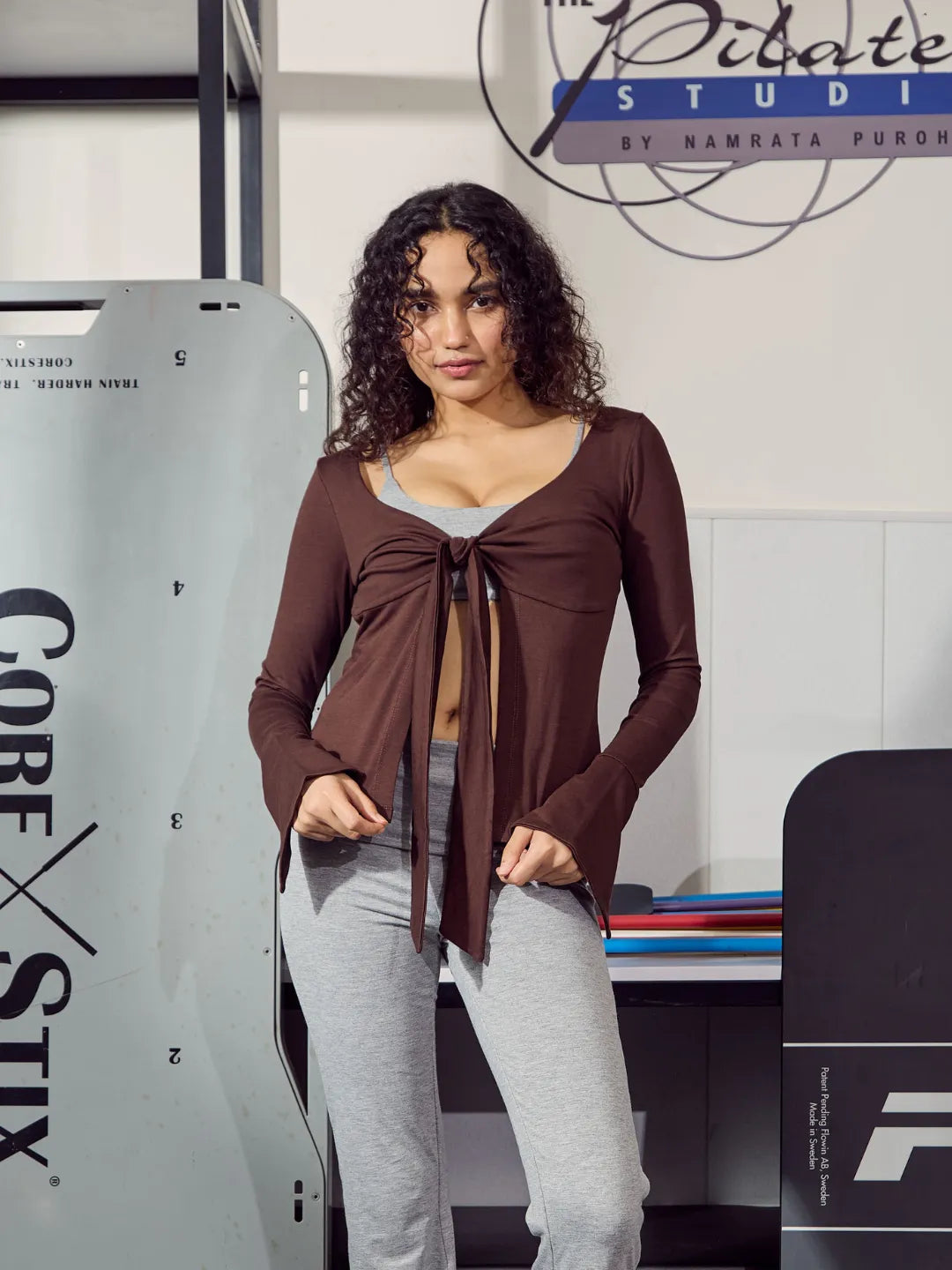 Soft Jersey Front Tie Top