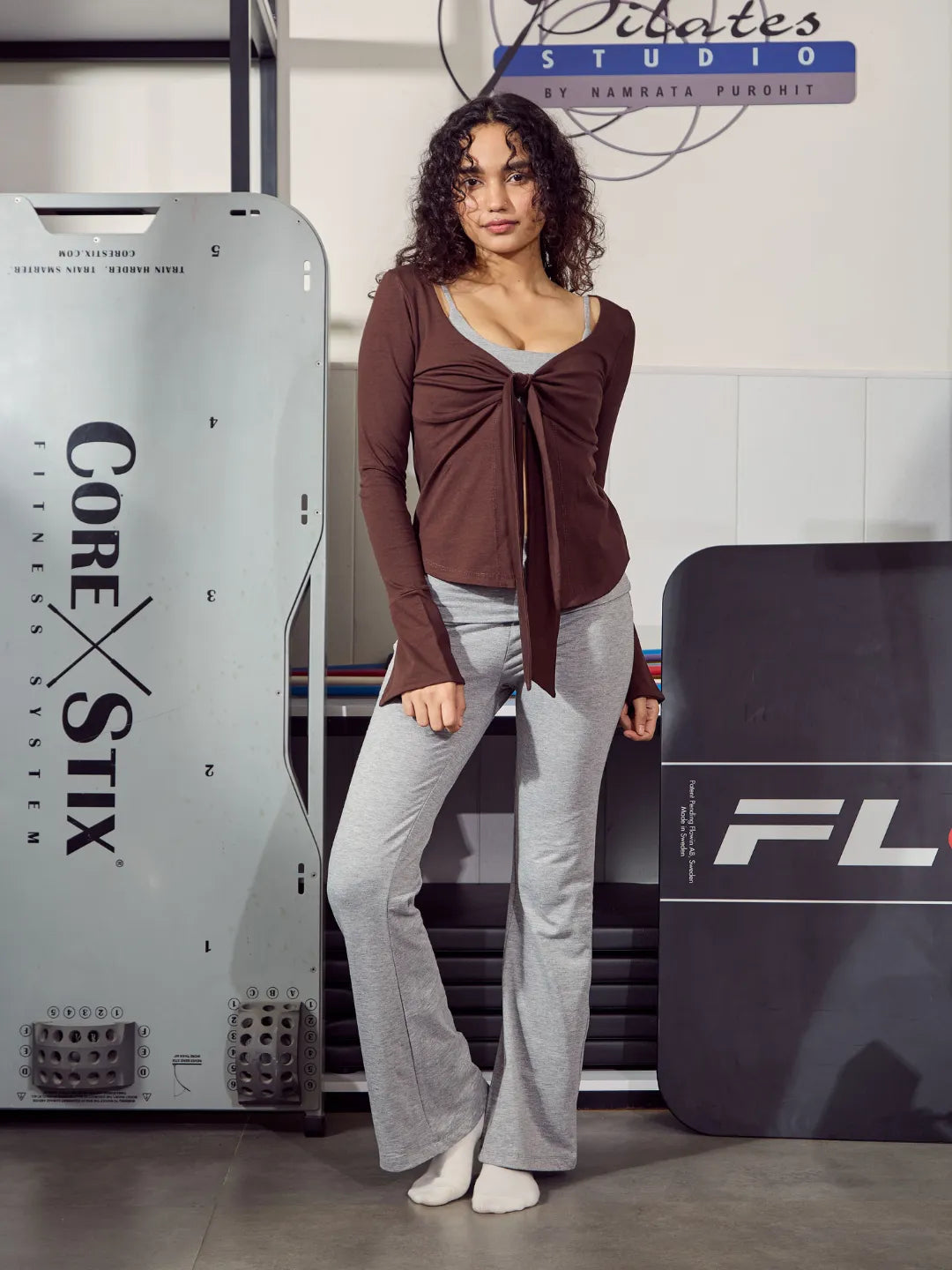 Soft Jersey Front Tie Top