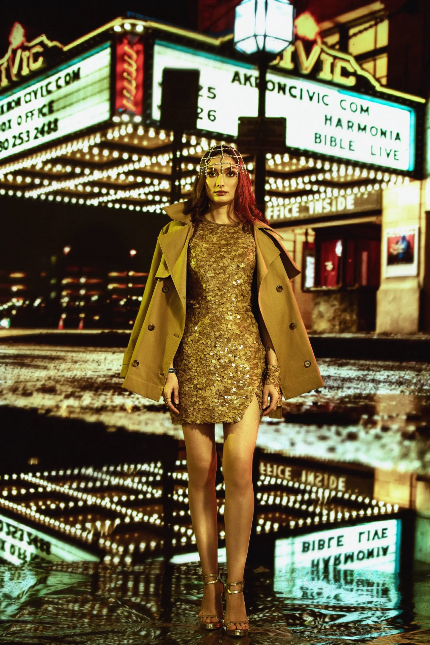 BRIA Sequins Bodysuit