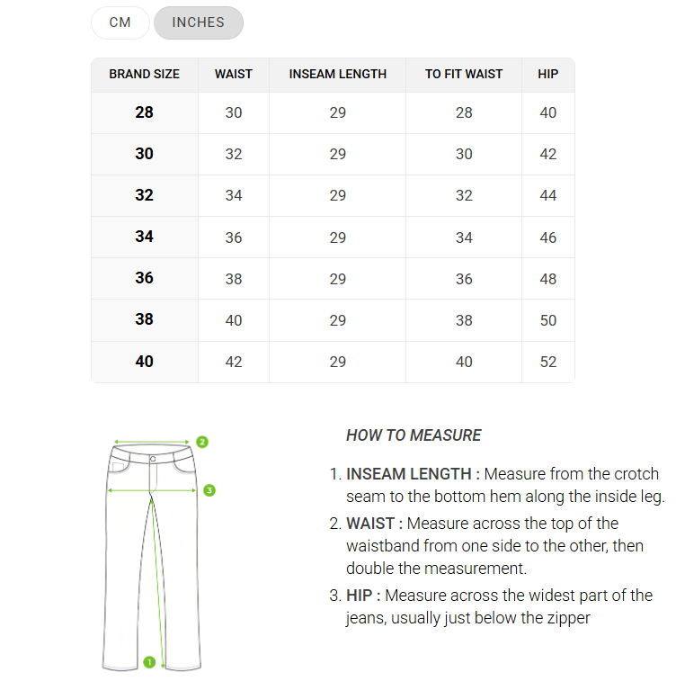 Size Guide