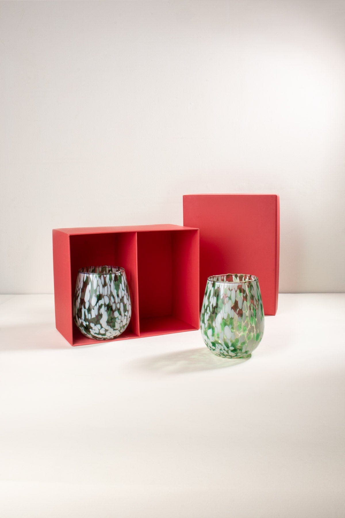 Confetti Mist Green Cocktail Glass (Set Of 2)