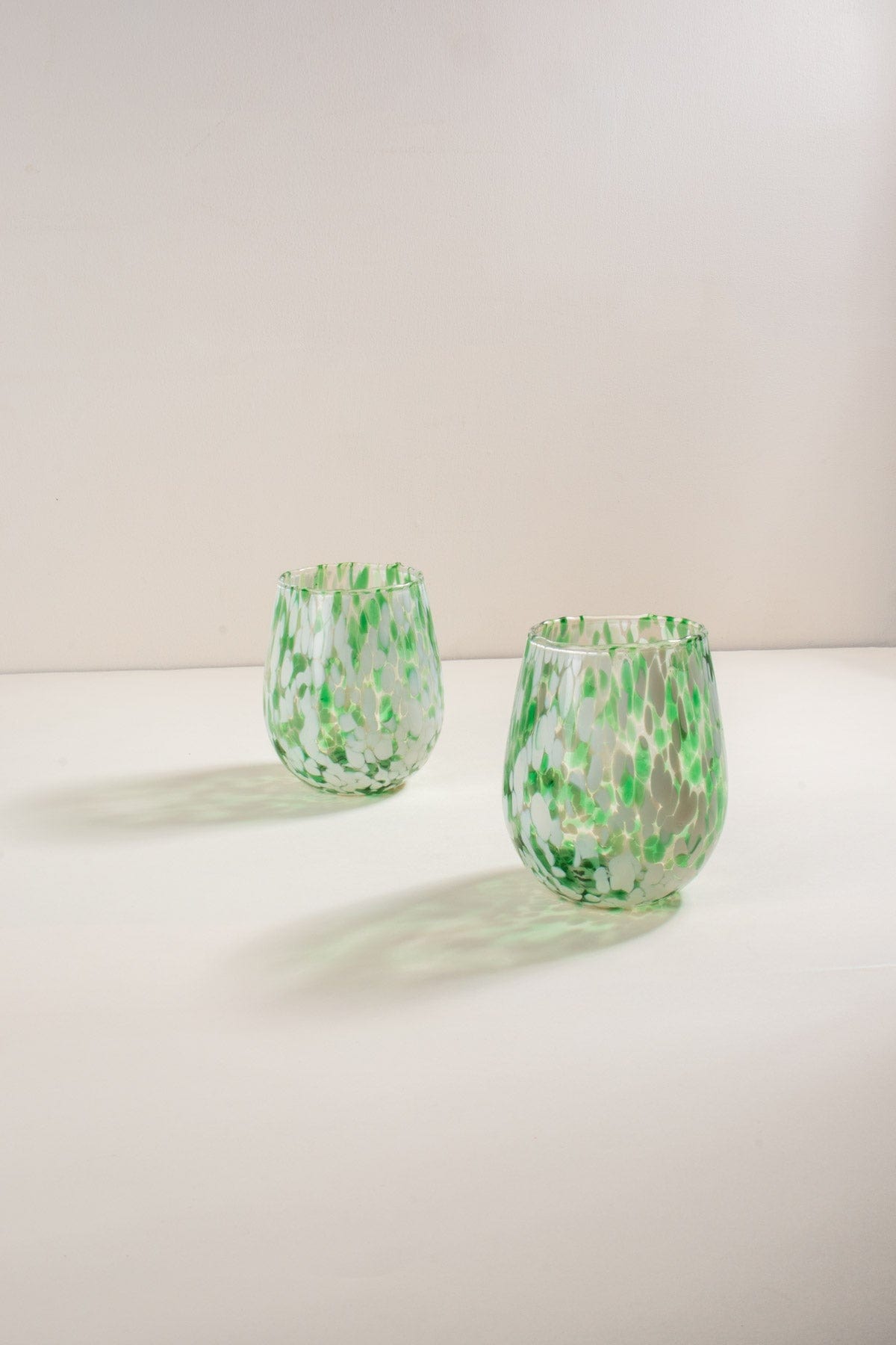 Confetti Mist Green Cocktail Glass (Set Of 2)