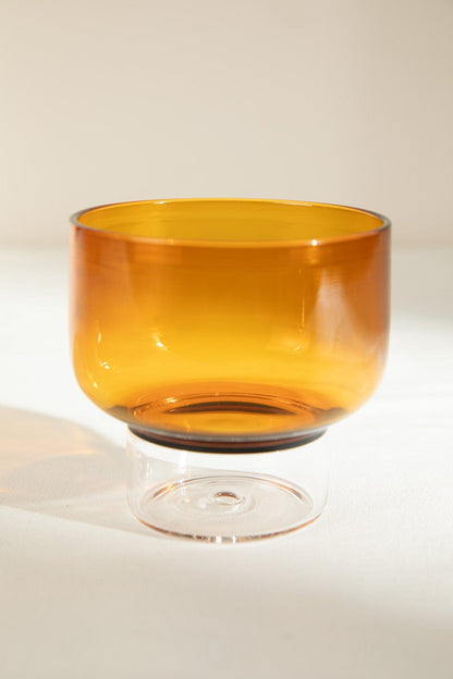 Flare Amber Cocktail Glasses (Set Of 2)