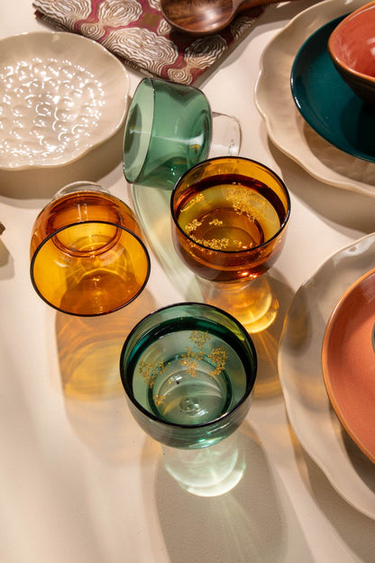 Flare Amber Cocktail Glasses (Set Of 2)
