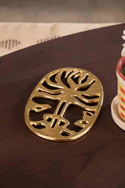Freedom Tree Trivet (Gold)