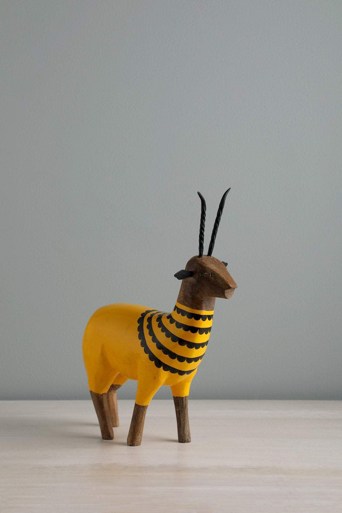 Golden Buck Hand Painted Animal Figurine