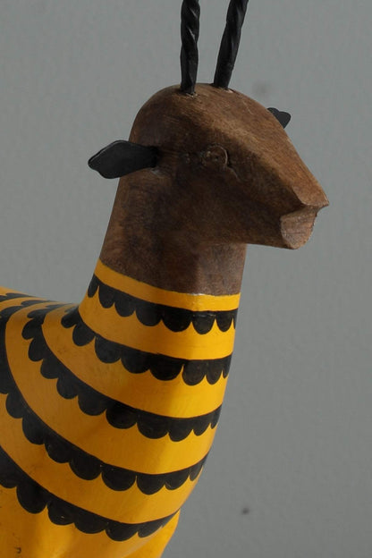Golden Buck Hand Painted Animal Figurine