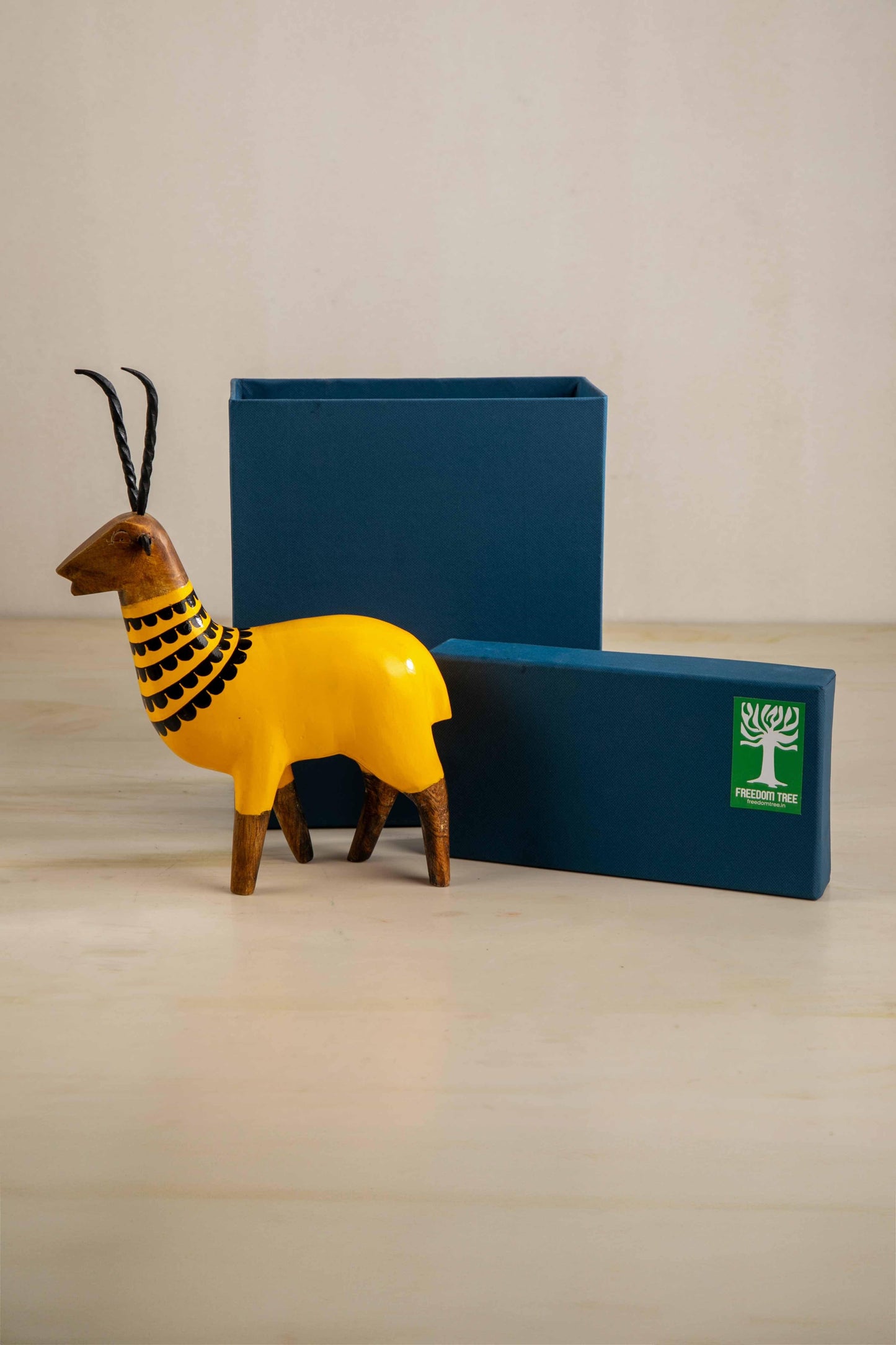 Golden Buck Hand Painted Animal Figurine