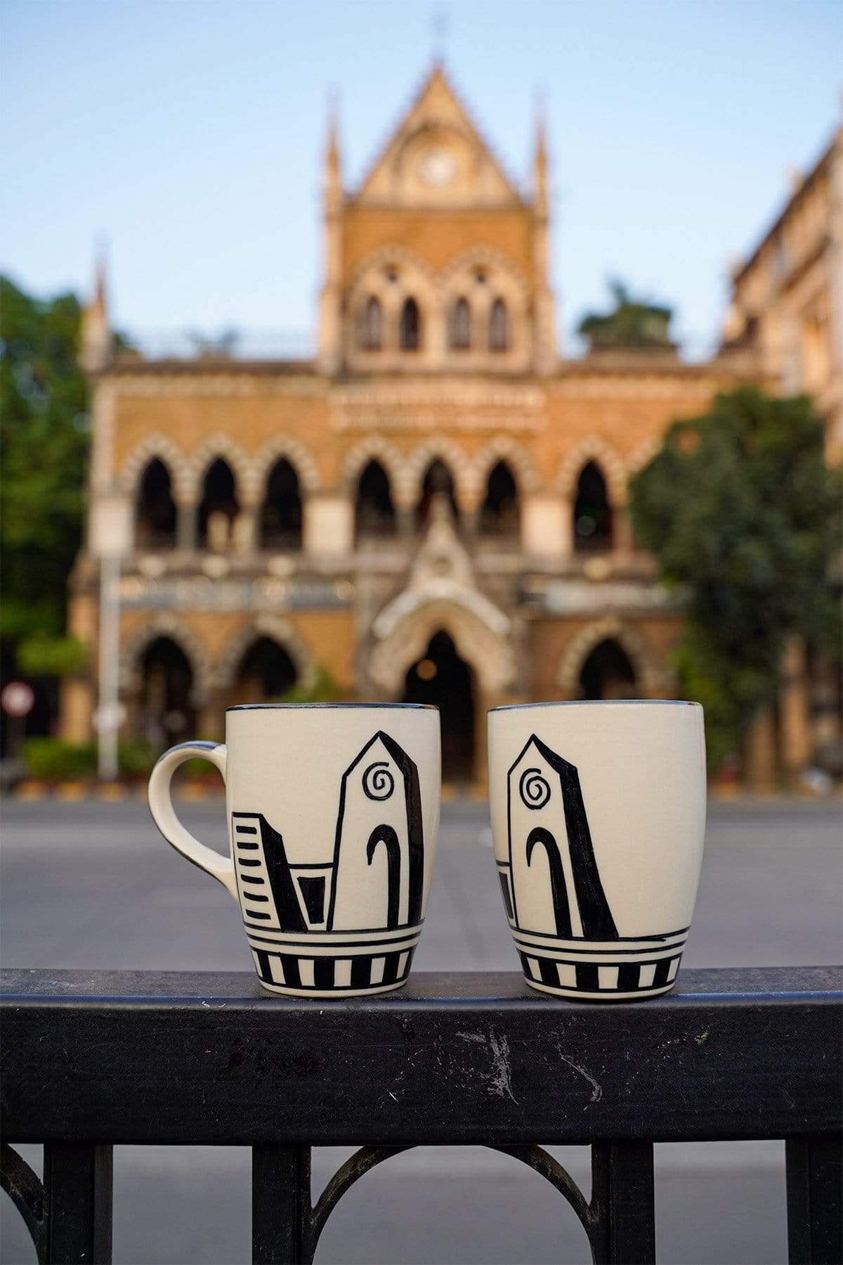 Mombaye City Ceramic Coffee Mug (Set Of 2)