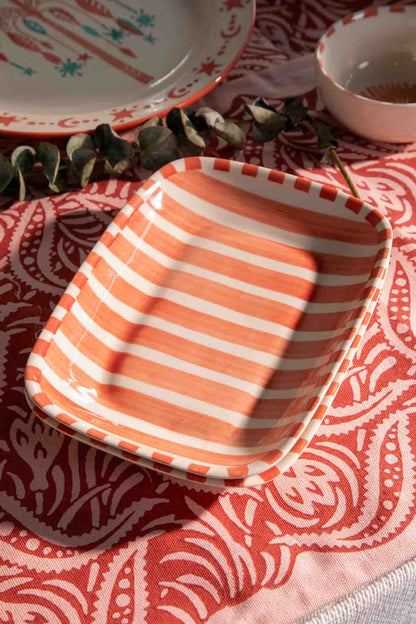 Toddy Palm Ceramic Nut Tray