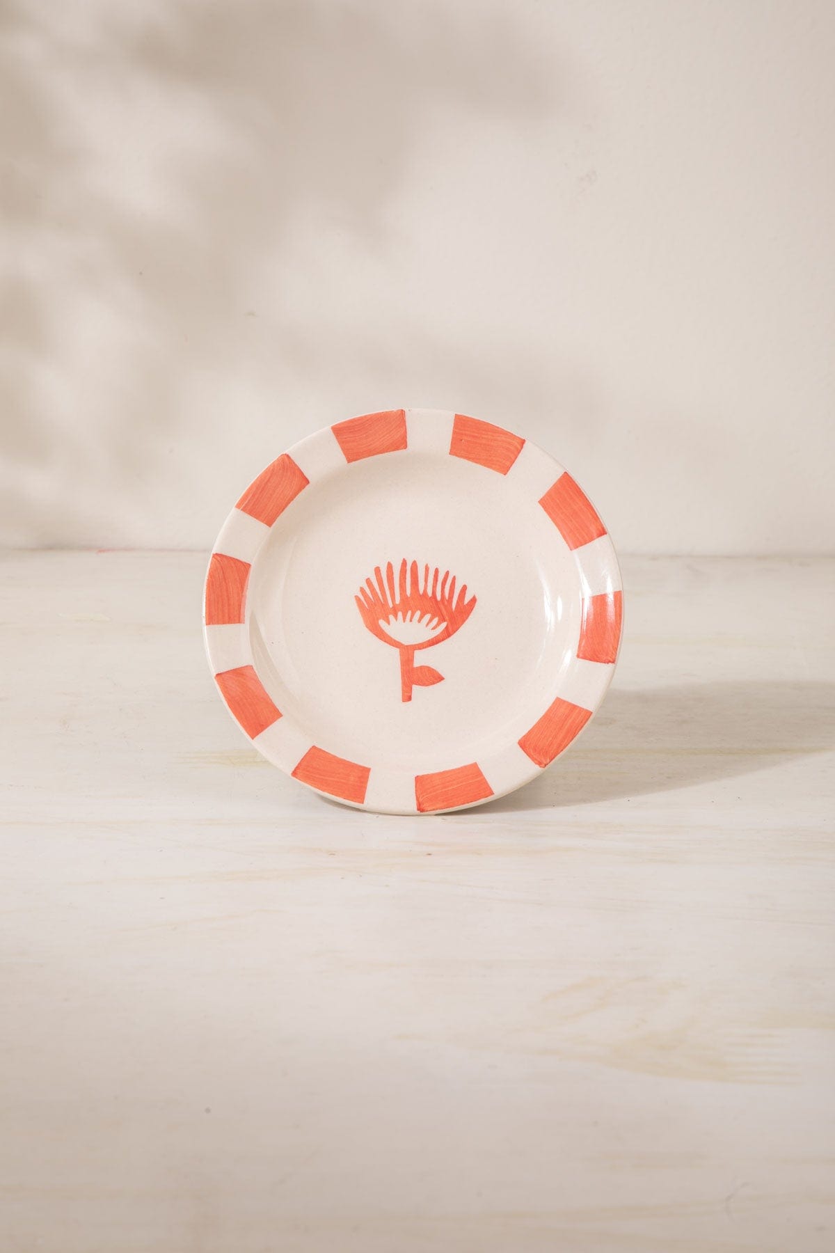 Toddy Palm Ceramic Wall Plate (Set Of 2)