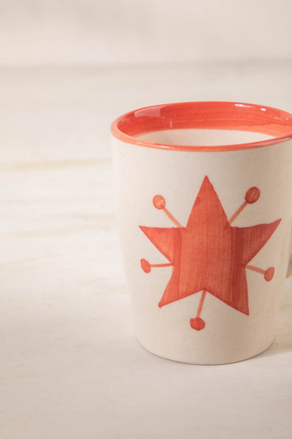 Toddy Star Ceramic Coffee Mug (Set Of 2)