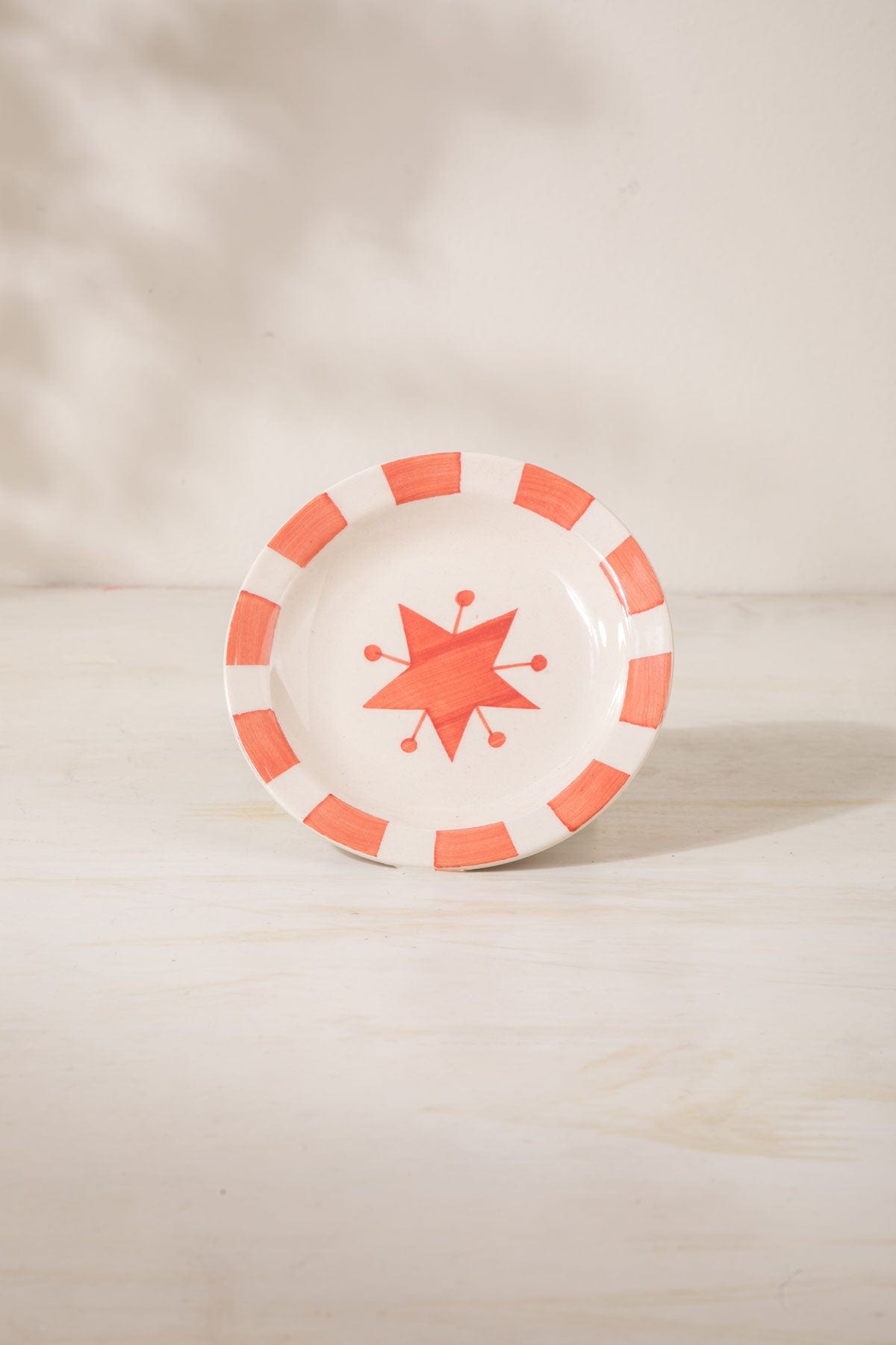 Toddy Star Ceramic Wall Plate (Set Of 2)