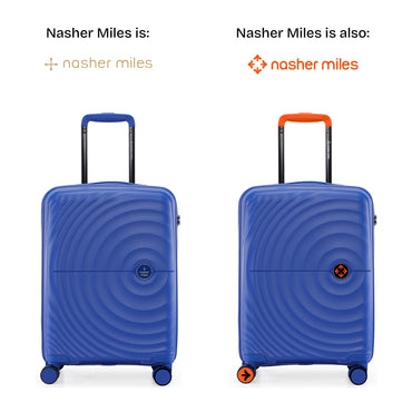 Nasher Miles Seattle Hard-Sided Polypropylene Cabin Luggage Dark Blue 20 inch |55 Trolley Bag
