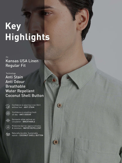 Shirt | Anti Stain Anti Odor Water Repellent  CANARYGREEN