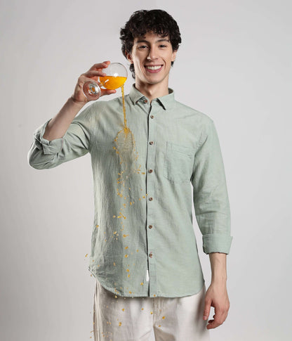 Shirt | Anti Stain Anti Odor Water Repellent  CANARYGREEN