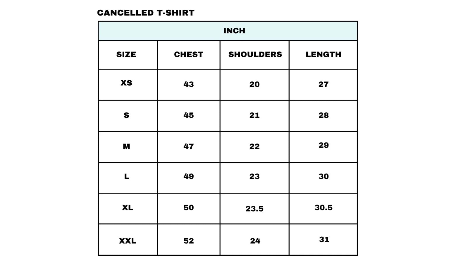 Size Guide