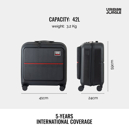 Caliber Overnighter Trolley -Asphalt-Cabin | Urban Jungle at Broadway