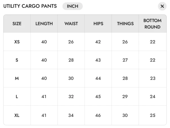 Size Guide