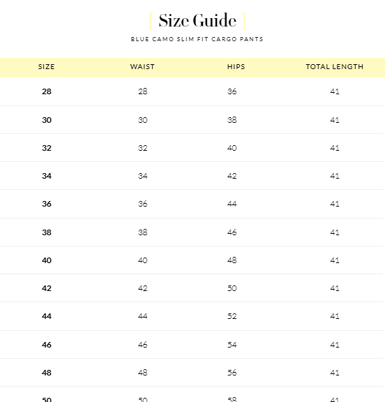 Size Guide