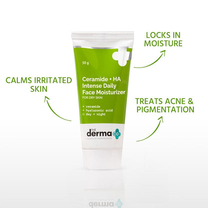 Ceramide + HA Intense Daily Face Moisturizer 50gm