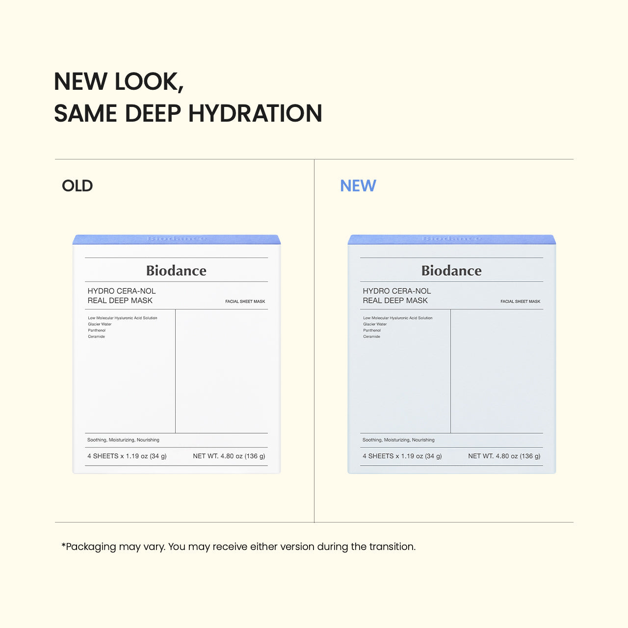 Hydro Cera-nol Real Deep Mask - Biodance