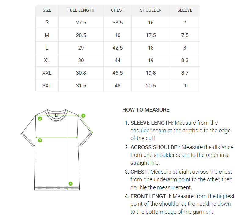 Size Guide