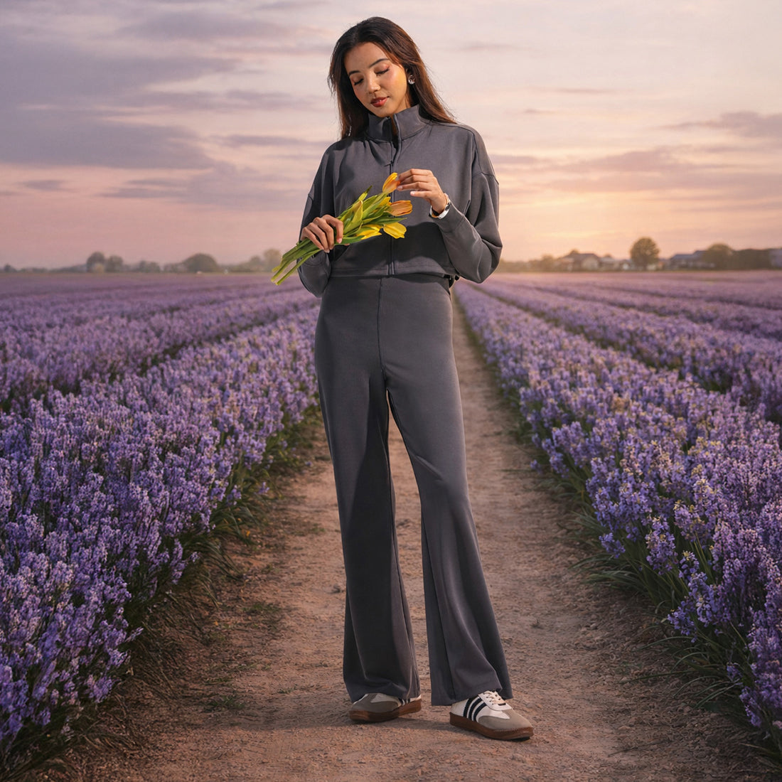 PetalRib™ Wide Leg Pants | BlissClub at Broadway