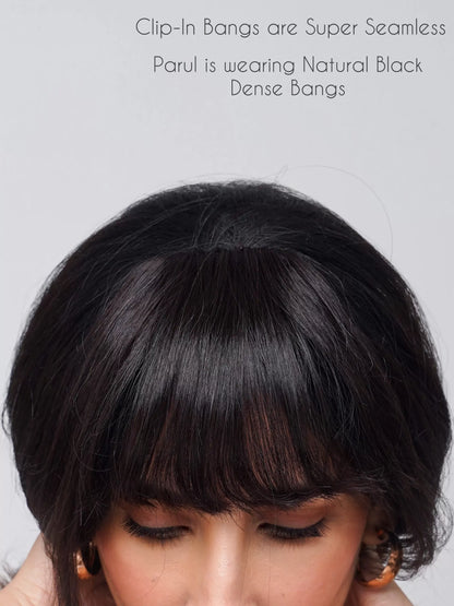 CLIP IN-BANGS | Human Hair | Nish Hair
