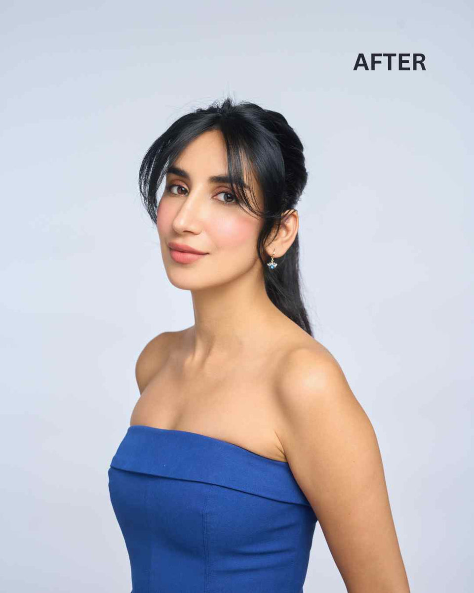 Clip-in Hairline With Curtain Bangs | Nish Hair
