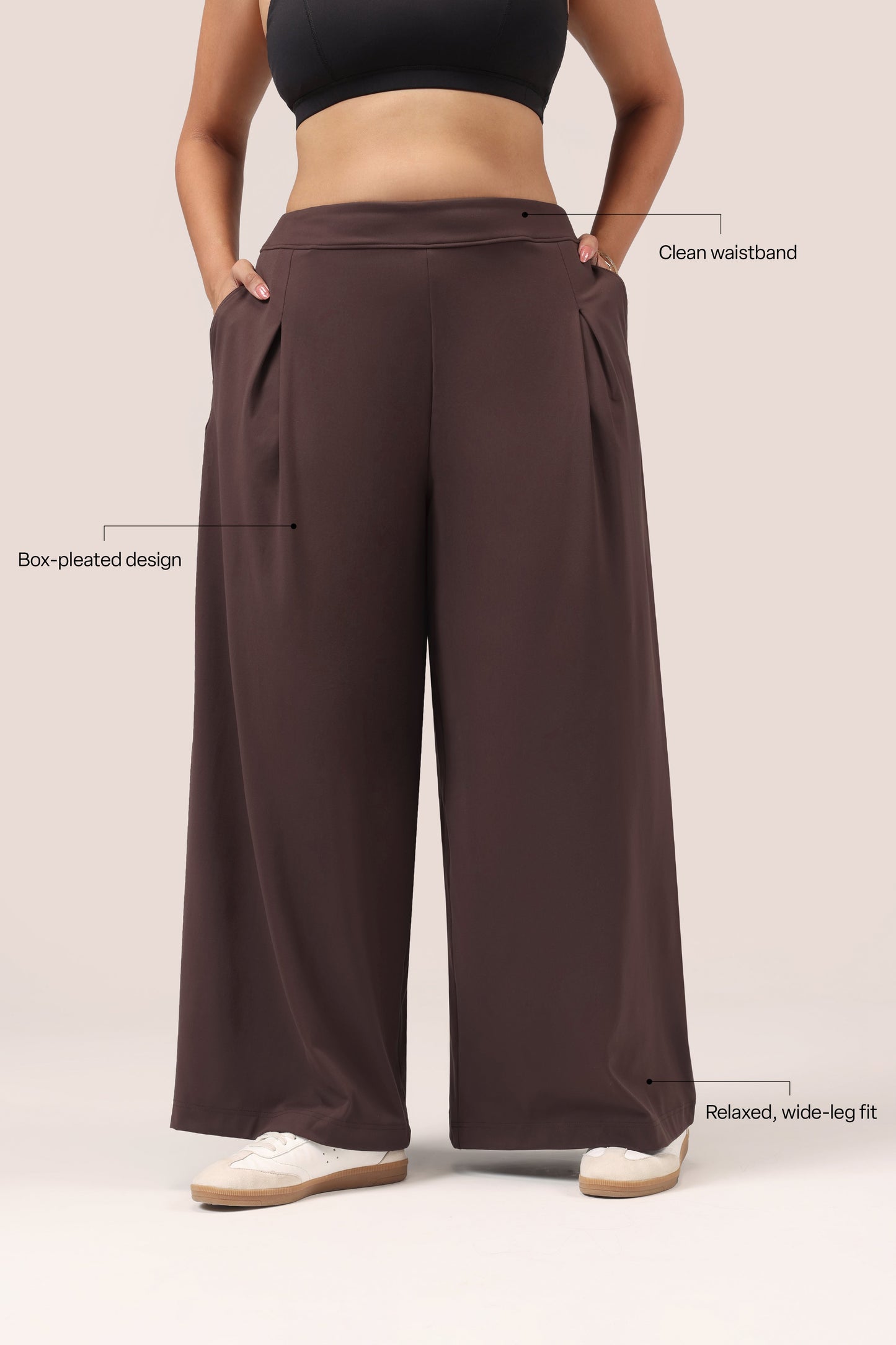 Cloud Box Pleated Korean Pant