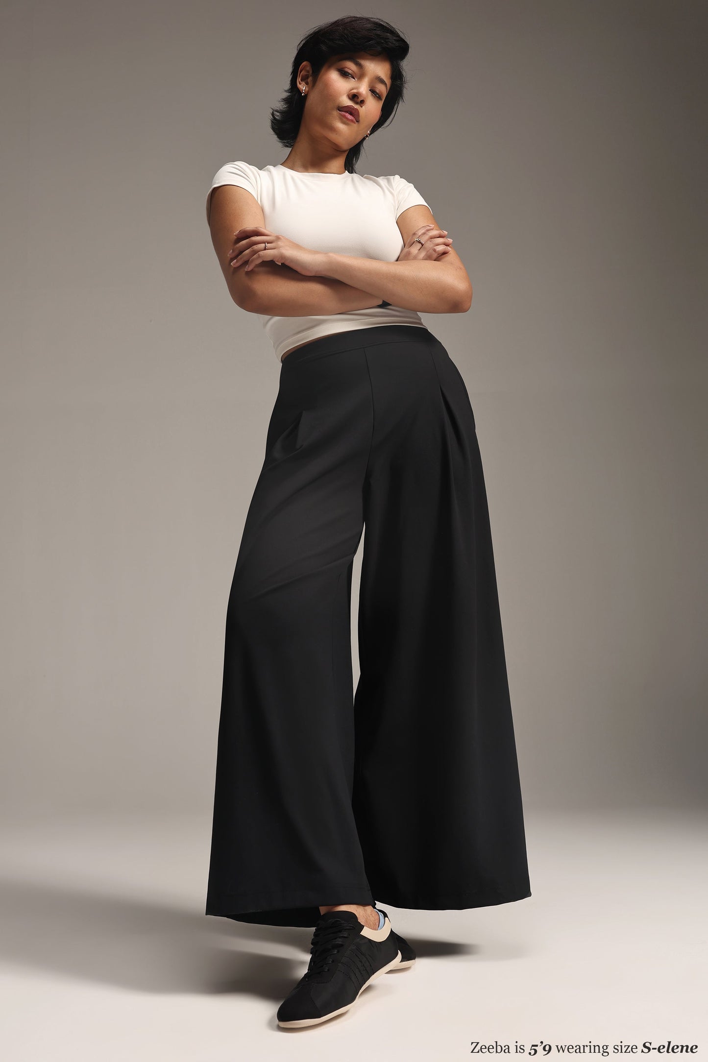 Cloud Box Pleated Korean Pant