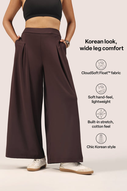 Cloud Box Pleated Korean Pant