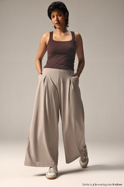 Cloud Box Pleated Korean Pant