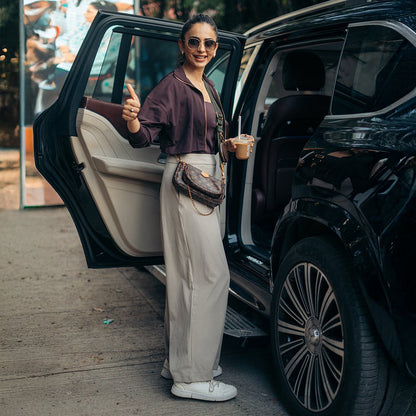 Cloud Box Pleated Korean Pant