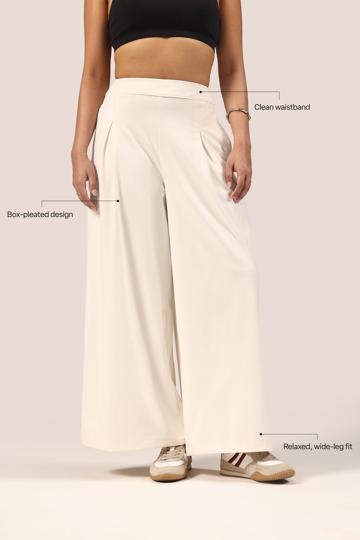 Cloud Box Pleated Korean Pant