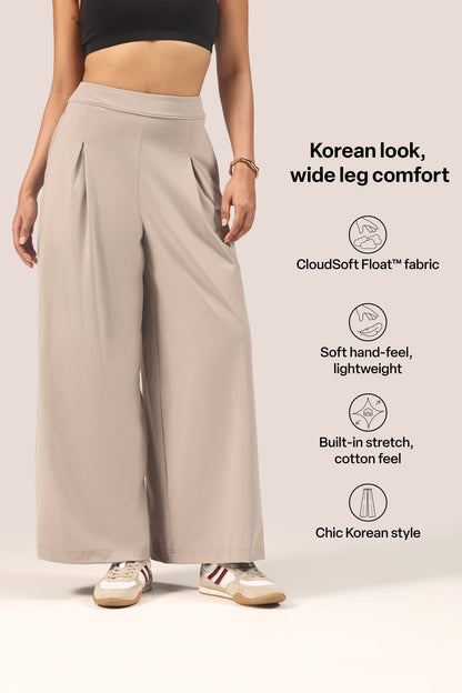 Cloud Box Pleated Korean Pant