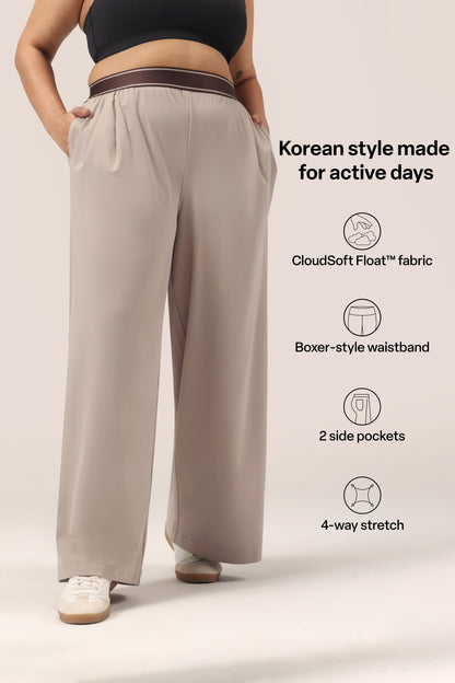 Cloud Korean Active Wide Pants