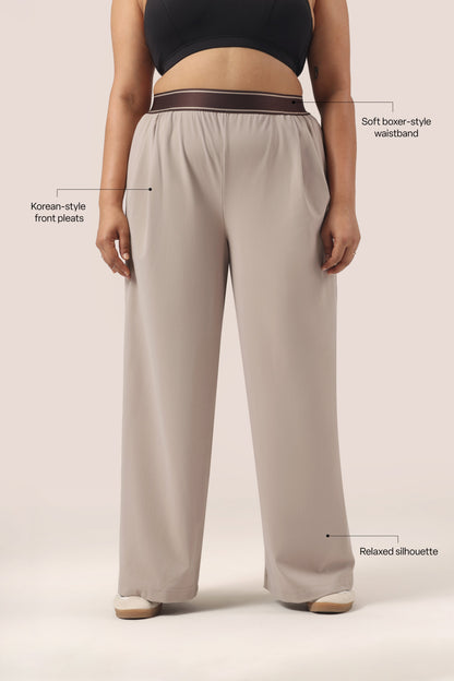 Cloud Korean Active Wide Pants