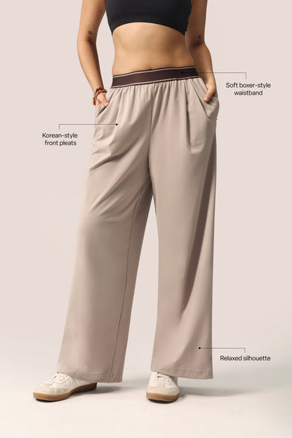 Cloud Korean Active Wide Pants