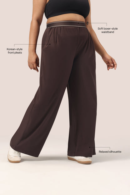 Cloud Korean Active Wide Pants