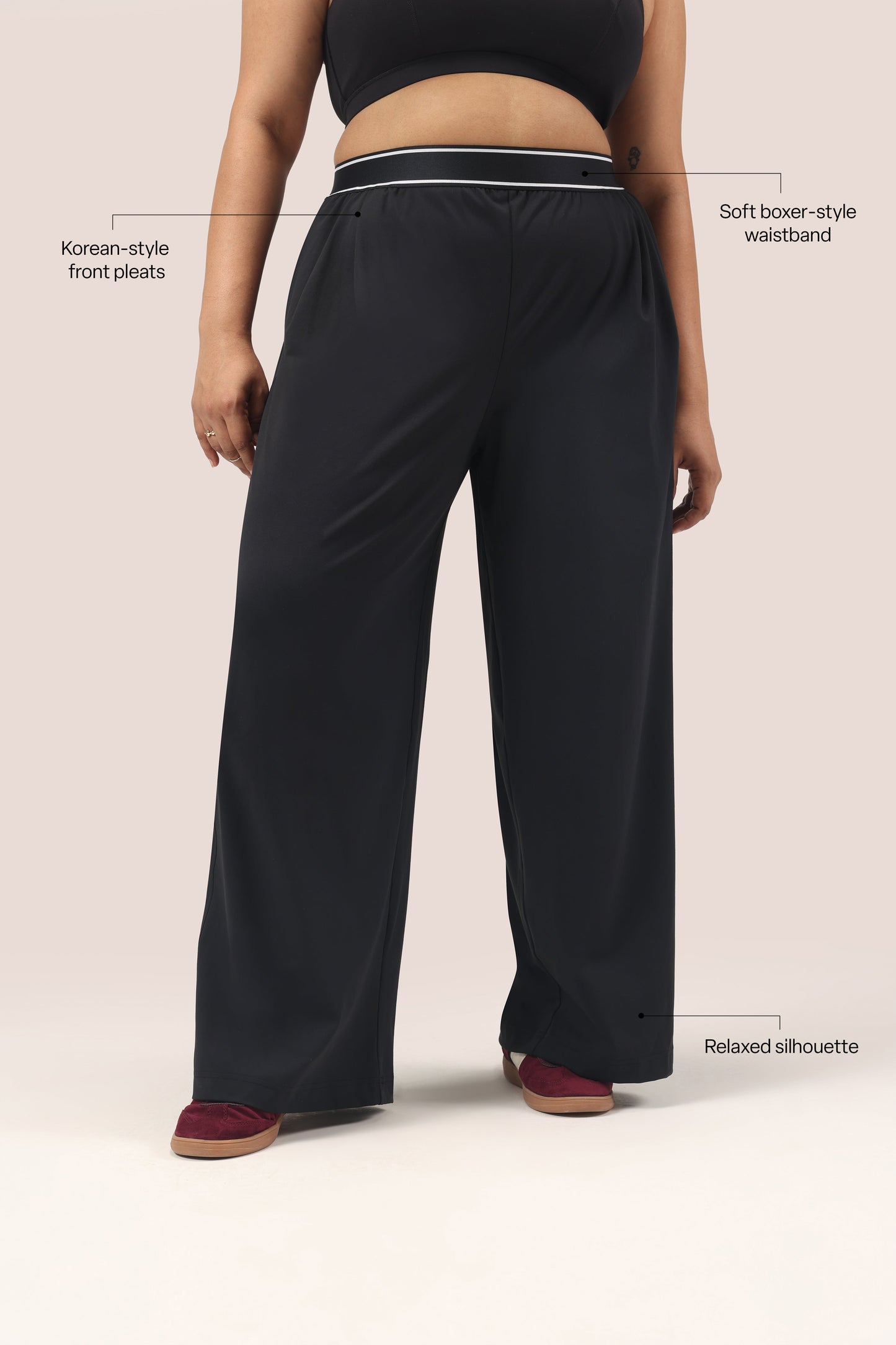 Cloud Korean Active Wide Pants