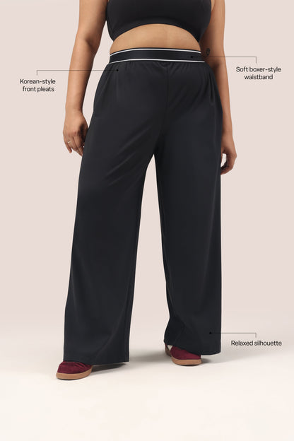 Cloud Korean Active Wide Pants