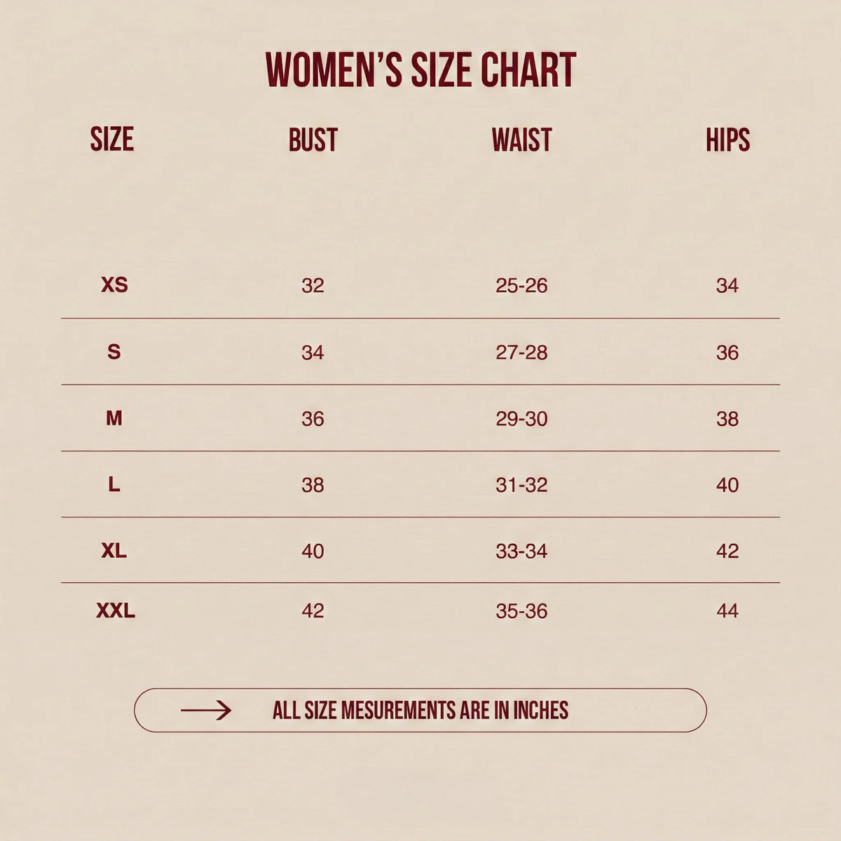 Size Guide