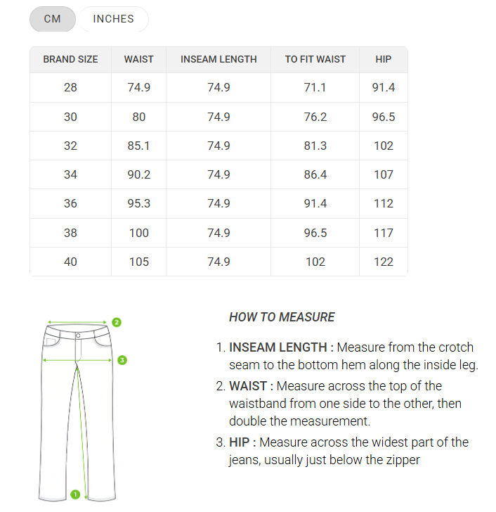 Size Guide