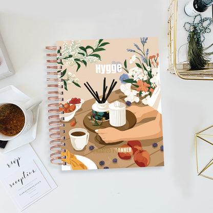 Undated Yearly Planner - Hygge + Ultimate Sticker Book