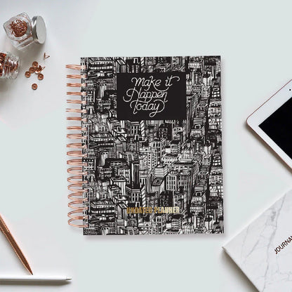 Undated Yearly Planner - Make It Happen Today