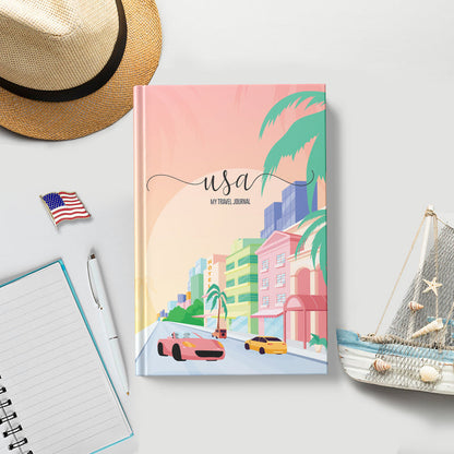 USA - Travel Journal for Long Journey (30 Days)