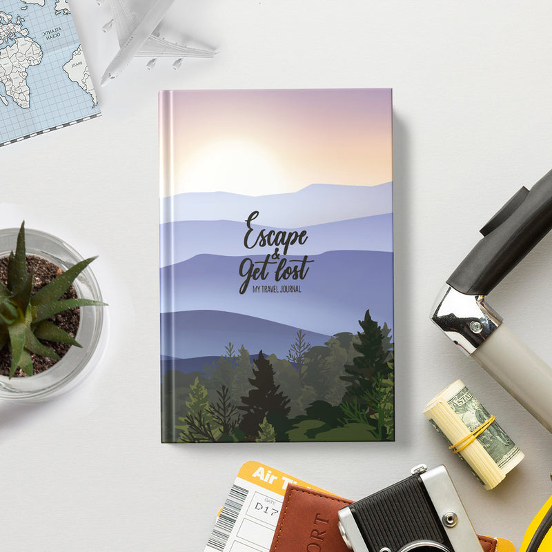 Explore & Get Lost - Travel Journal Long Journey (30 Days)
